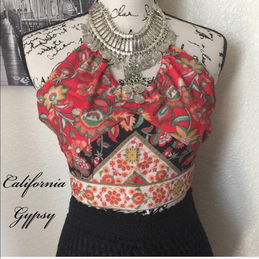 Bohemian gypsy festival halter top🌈 - Picture 6 of 8